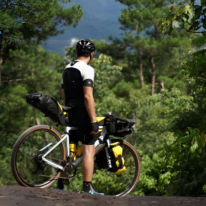 Sacoche à vélo jaune