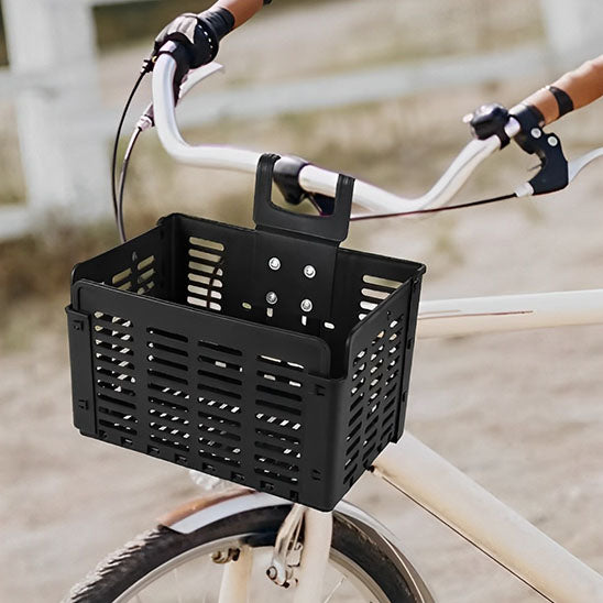 panier vélo bien attaché