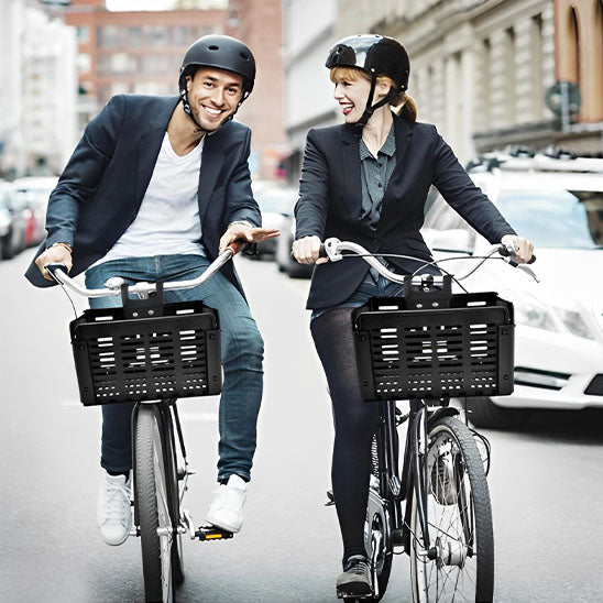 panier vélo en couple