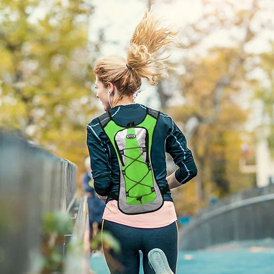 sac hydratation vert