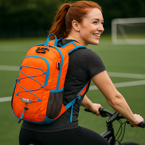 sac à dos imperméable orange