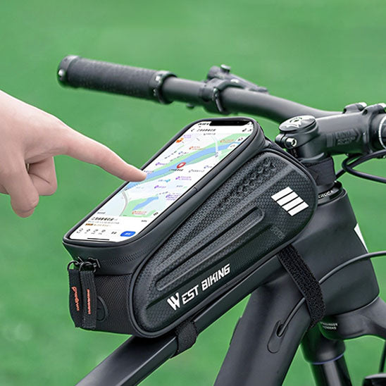 sacoche cadre velo noir