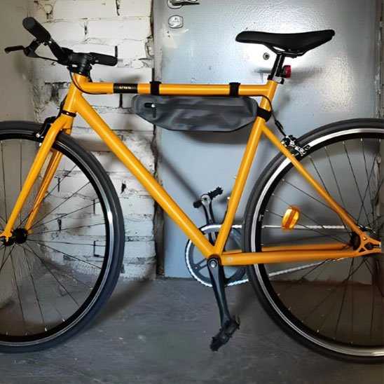  sacoche cadre velo noir