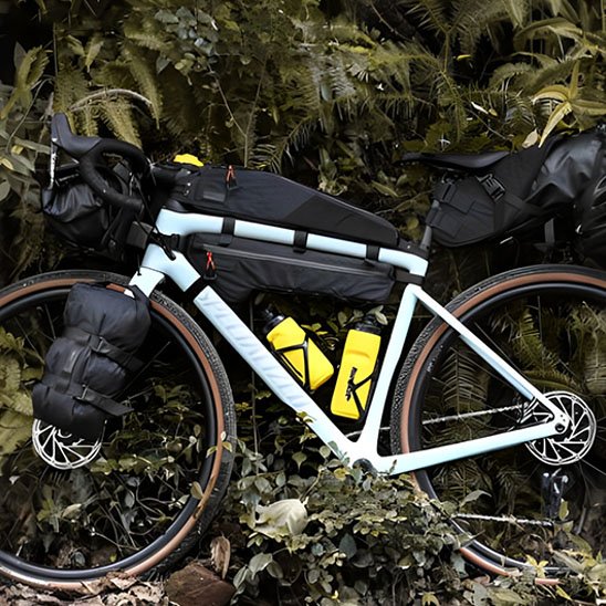 Sacoche cadre velo fermetures latérales