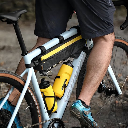 Sacoche cadre velo ouverture rapide