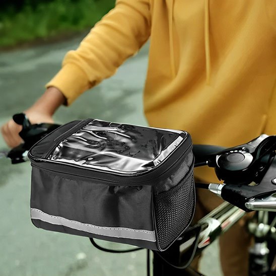 sacoche guidon vélo éspace ample